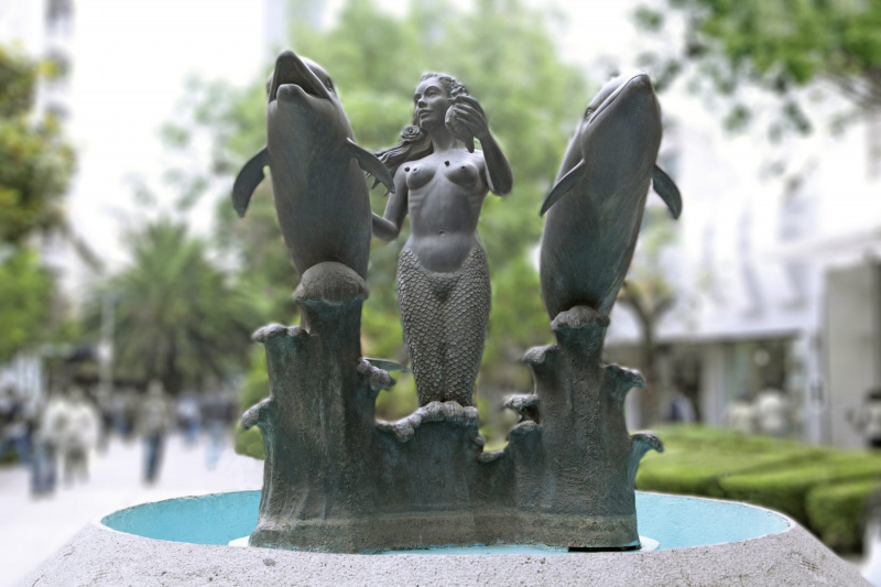 Armonía, Mermaid of Mexico.   Photo © by Aline Romero.