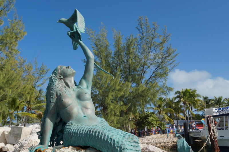 Mermaid Caylana of Coco Cay.  Photo © by Tim Exner.