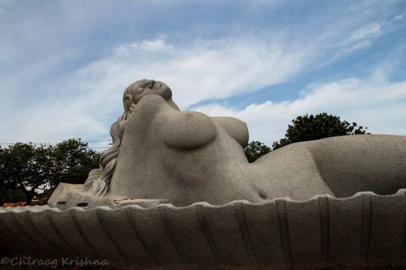 The Jalakanyaka Mermaid Statue.  Photo © by Chiraag Krishna.