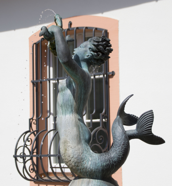 Mermaid Statue in Mainz, Germany.  Photo © Svenya Thundiyil