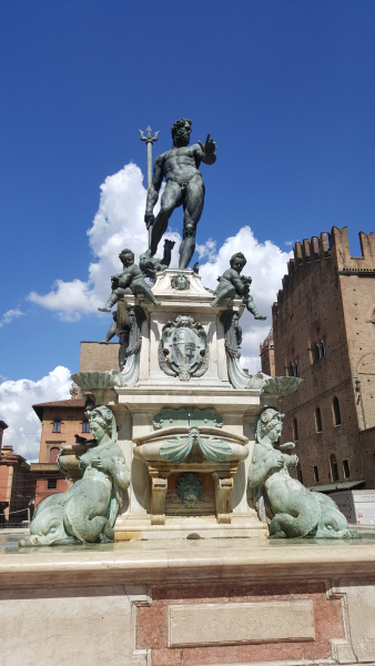 The Neptune Fountain in Bologna.  Photo © by Philip Jepsen.