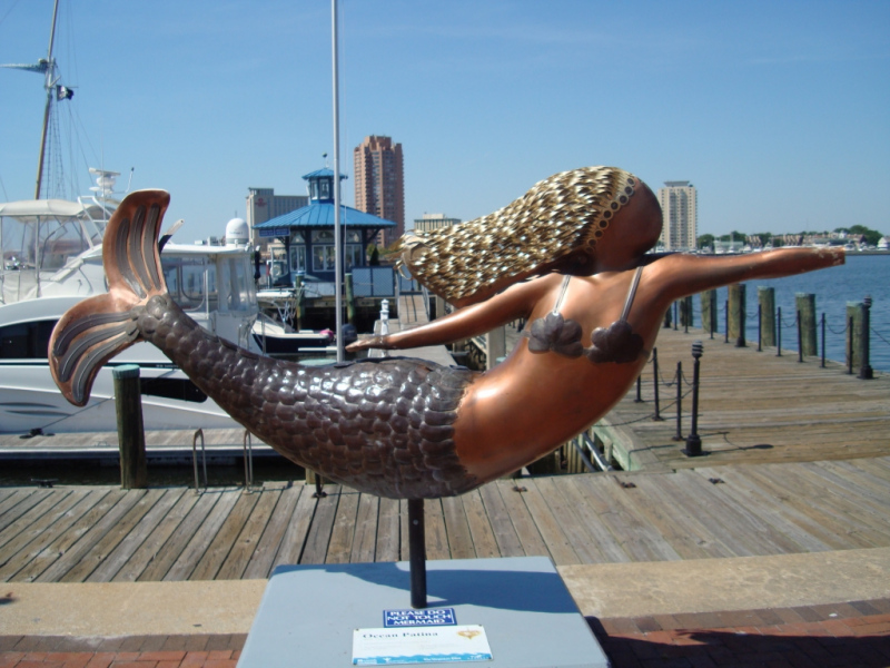 Norfolk Mermaid.  Photo © by Kevin Girard.