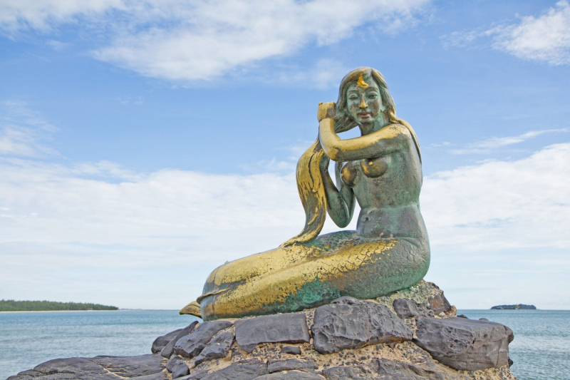 Songkhla Mermaid in Thailand.  Photo © by 123RF.