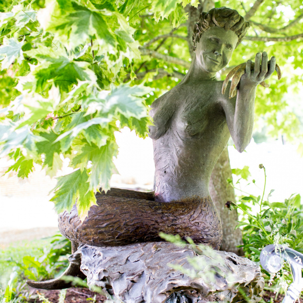 The Lorelie Mermaid in Unity, Maine.  Photo © by Micaela Bedell.