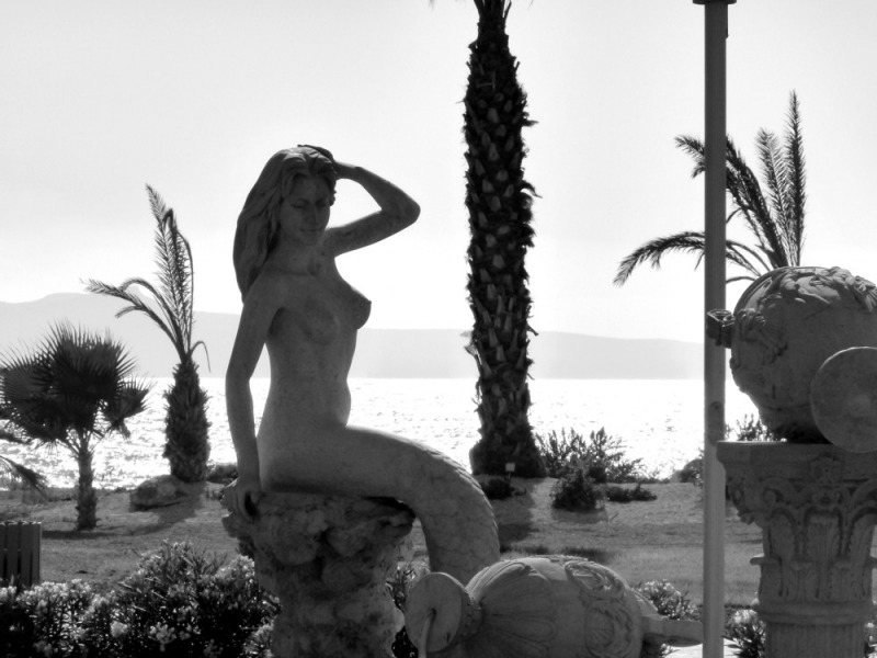 Cyprus Mermaid Fountain.  Photo by Catherine Champernau.  All Rights Reserved.