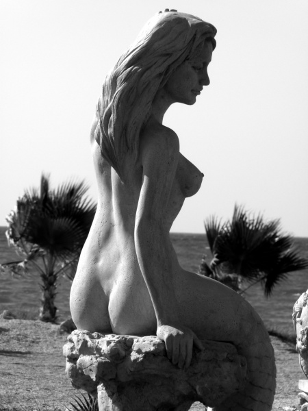 Cyprus Mermaid Fountain.  Photo by Catherine Champernau.  All Rights Reserved.