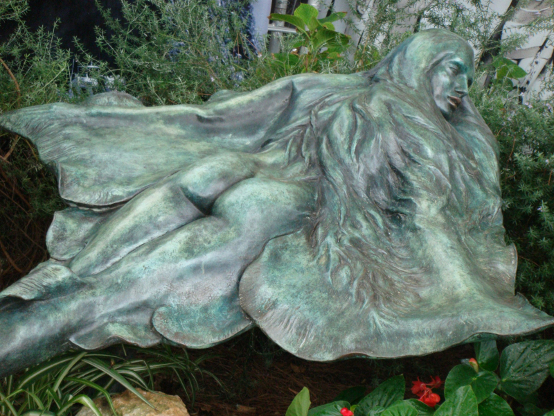 L'Ange Des Mers at the Yacht Club of Monaco during renovations.  Photo © Amaryllis.