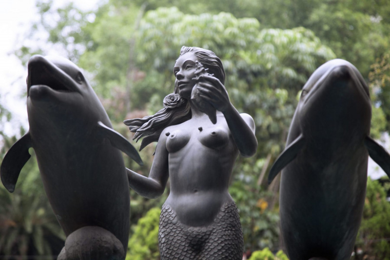 Armonía, Mermaid of Mexico.   Photo © by Aline Romero.