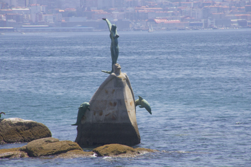 La Sirenita de Cangas. 
 Photo © by Facundo Mizraji