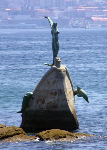 La Sirenita de Cangas. 
 Photo © by Facundo Mizraji