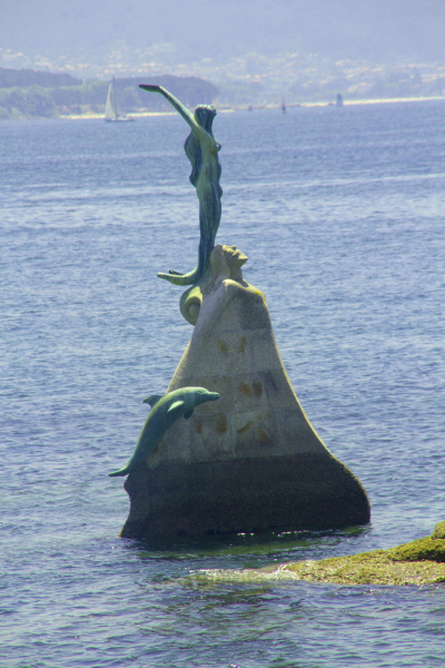 La Sirenita de Cangas. 
 Photo © by Facundo Mizraji