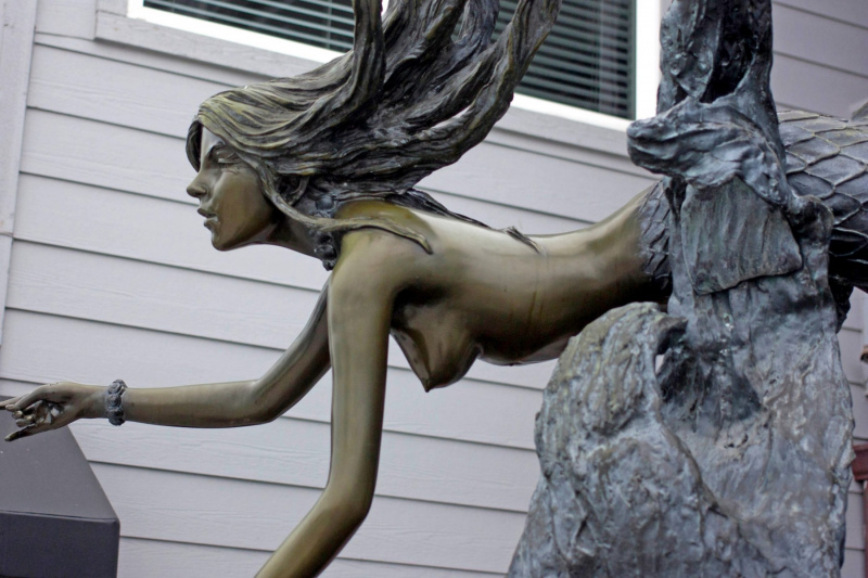 Cayucos Mermaid.  Photo © by Paul Emeersunn.