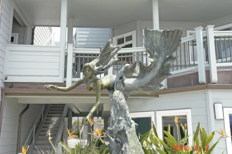 Cayucos Mermaid.  Photo © by Philip Jepsen.