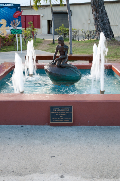 The Little Mermaid Statue on St. Thomas