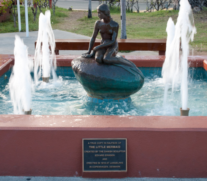 The Little Mermaid Statue on St. Thomas