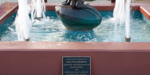 The Little Mermaid Statue on St. Thomas