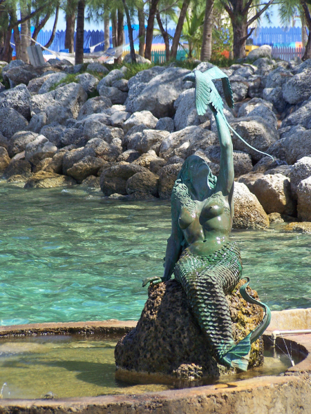 Mermaid Caylana of Coco Cay.  Photo © by Paul Dickerson.