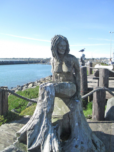 Crescent City Chainsaw Mermaid.  Photo © by Diana Jepsen.