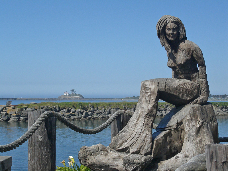 Crescent City Chainsaw Mermaid.  Photo © by Mike Marler.