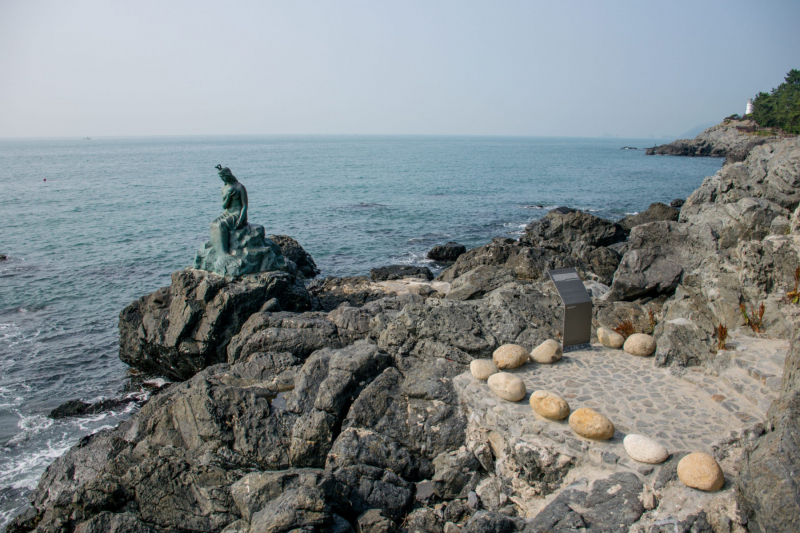 The Princess Hwangok Mermaid of Doengbaek.  Photo © by Laura Raymond.