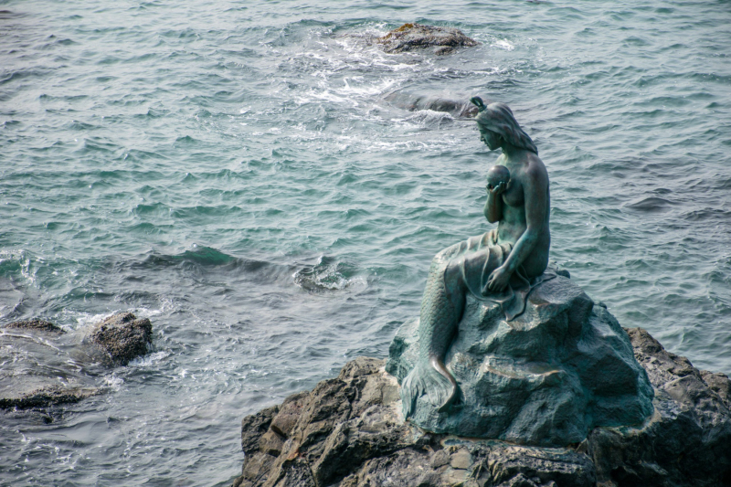 The Princess Hwangok Mermaid of Doengbaek.  Photo © by Laura Raymond.
