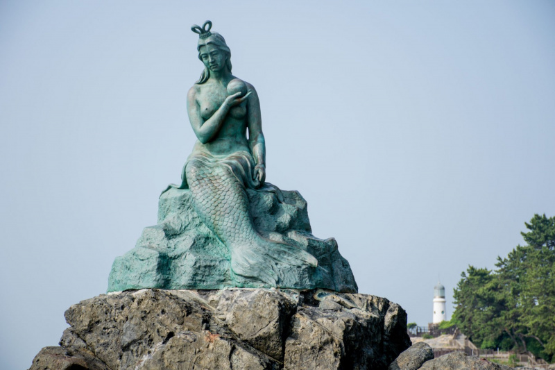 The Princess Hwangok Mermaid of Doengbaek.  Photo © by Laura Raymond.