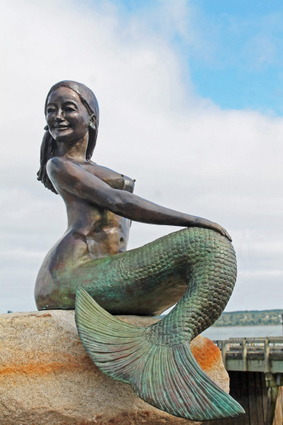Nirena, Mermaid of Eastport.  Photo © by Brianna Wing.