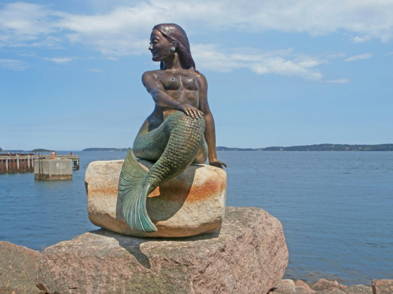 Nirena, Mermaid of Eastport.  Photo © by Meg Keay.