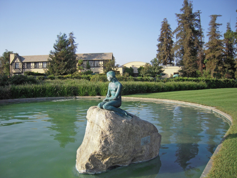 The Little Mermaid at Forest Lawn.  Photo © by Doug Williams.