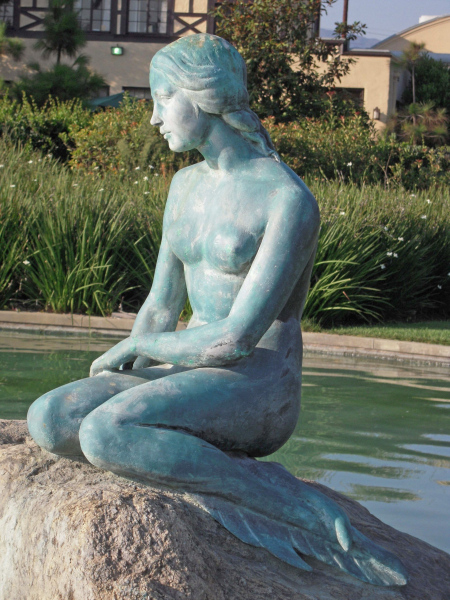 The Little Mermaid at Forest Lawn.  Photo © by Doug Williams.