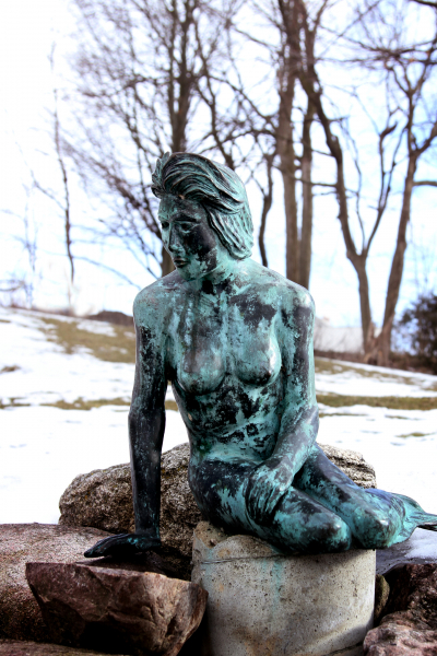 Greenville's Flat River Mermaid.  Photo © Catherine Behnke.