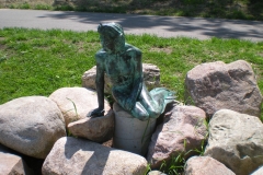 Greenville's Little Mermaid Statue by David Willison.  Photo © by Claudette Baldwin