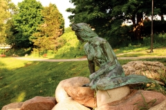 Greenville's Little Mermaid Statue.  Photo © by Darrin Clark