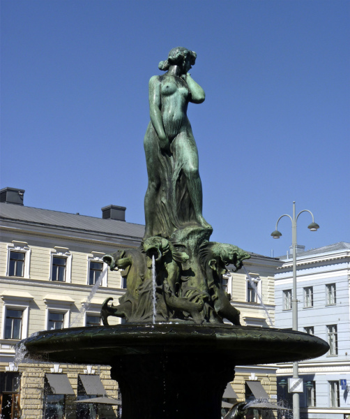 Havis Amanda Statue.