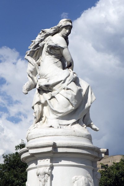 The Heinrich Heine Lorelei Fountain.  Photo © by Brian Benton.