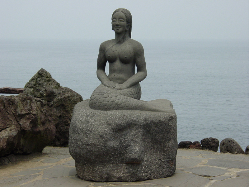 Jeju Mermaid by Dragon's Head Rock