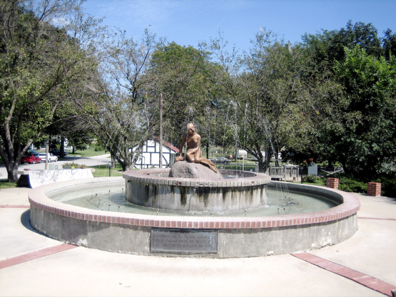 Kimballton Mermaid  statue and Fountain