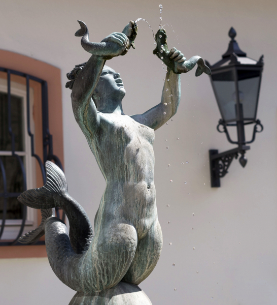 Mermaid Statue in Mainz, Germany.  Photo © Svenya Thundiyil