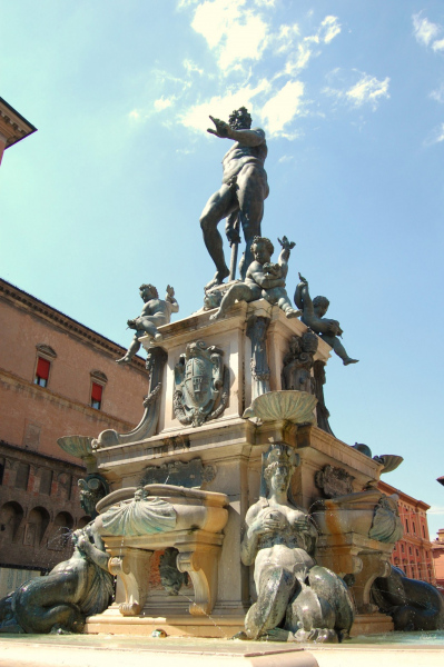 The Neptune Fountain in Bologna.  Photo © by C Edwards aka Quarkstorme