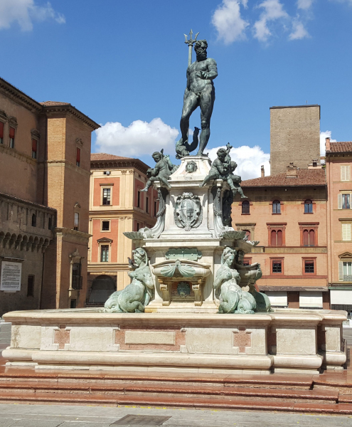 The Neptune Fountain in Bologna.  Photo © by Philip Jepsen.