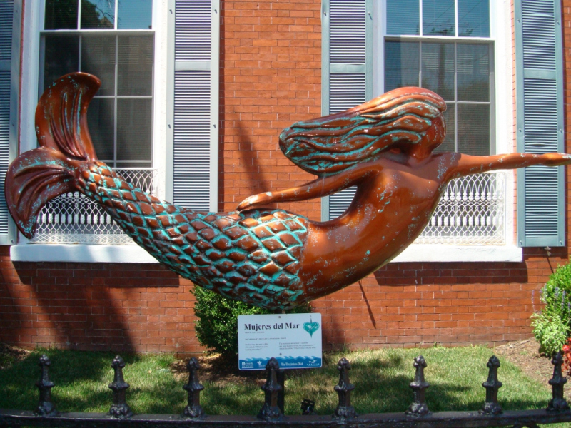 Norfolk Mermaid.  Photo © by Kevin Girard.