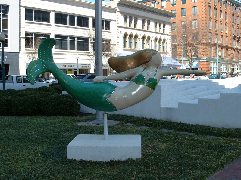Norfolk Mermaid.  Photo © by Kevin Girard.