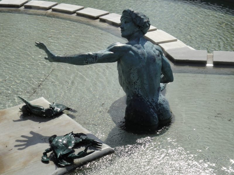 Fountain of Life at NY Botanical Gardens.  Photo © by Cristina Vinatoriu.