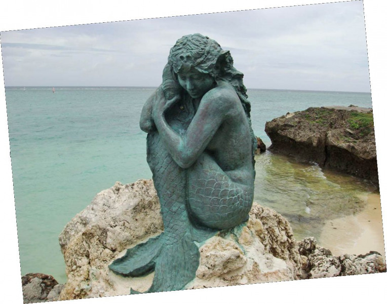 Okinawa Moon Beach Mermaid.  Photo © by Korrin Anderson.