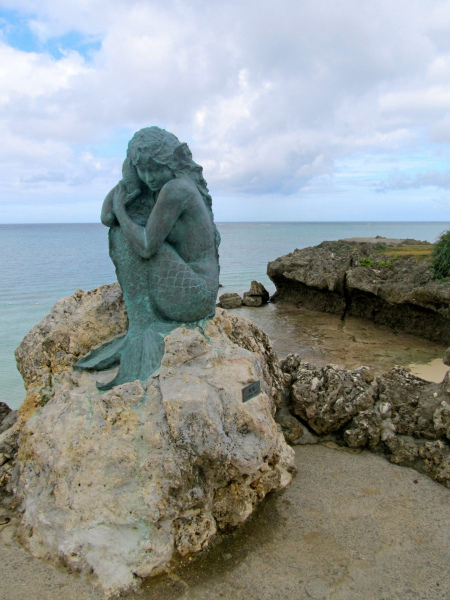 Okinawa Moon Beach Mermaid.  Photo © by Mackenzie Bell.