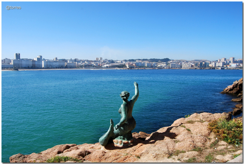 La Sirena del Orzán.  Photo by Antonio Torres Sánchez.