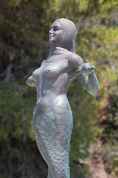 Stheno Mermaid in Paralio Astros.  Photo © by Serafeim Zormpas.