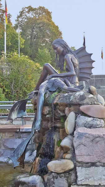 St. Anna Mermaid of Rheinfelden. Photo © by Philip Jepsen