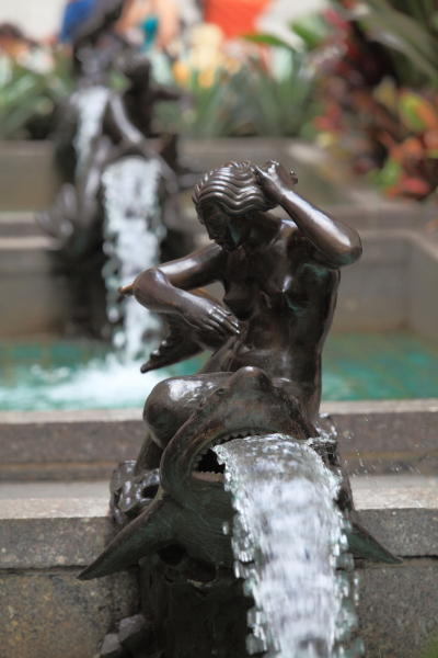 The mermaid sculpture "Thought".  Photo © Iorus & Bella