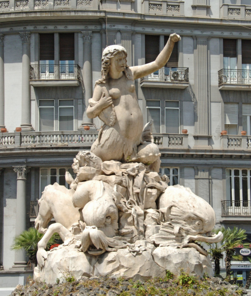 Fontana della Sirena Sannazaro. Photo © by Umberto Mancini.